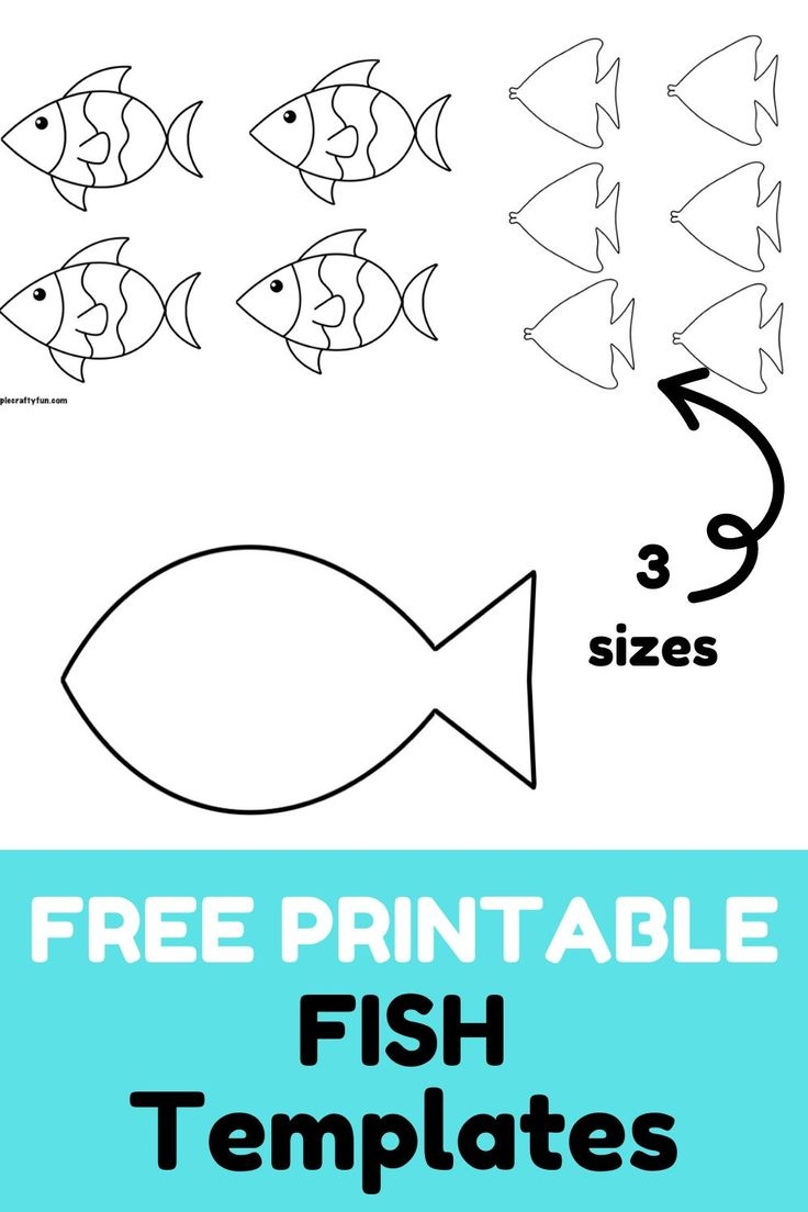 Fish Outline Fish Template Fish Printables