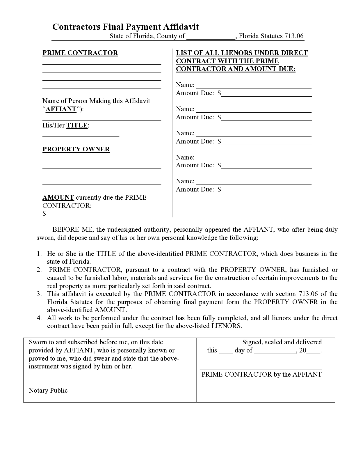 Florida Insurance Affidavit Insurance Policy Tips