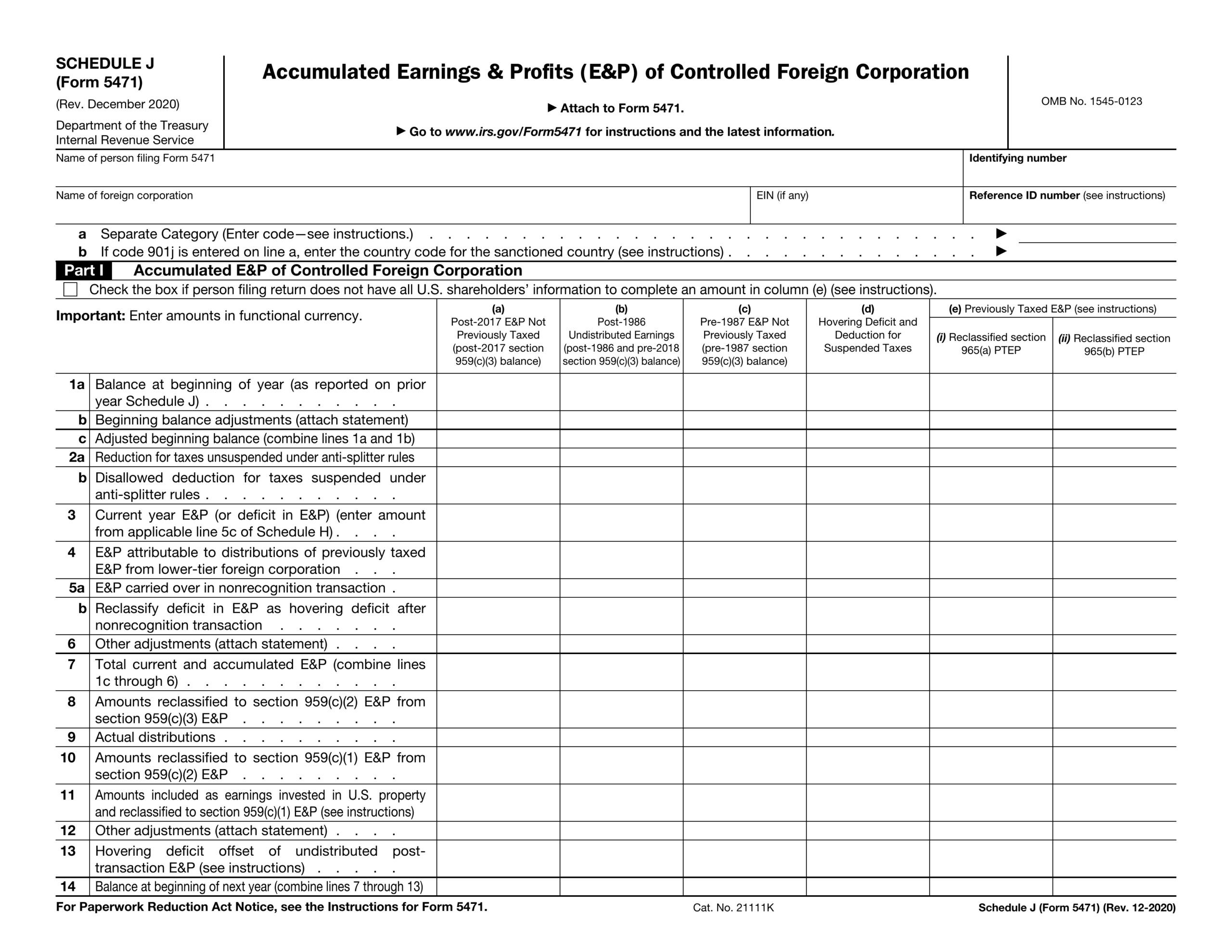 Form 5471 Schedule G 1 Cost Sharing Arrangement 2024 2025 PDF Guru