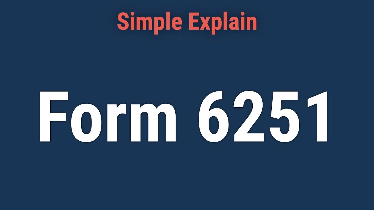 Irs Form 6251 2026