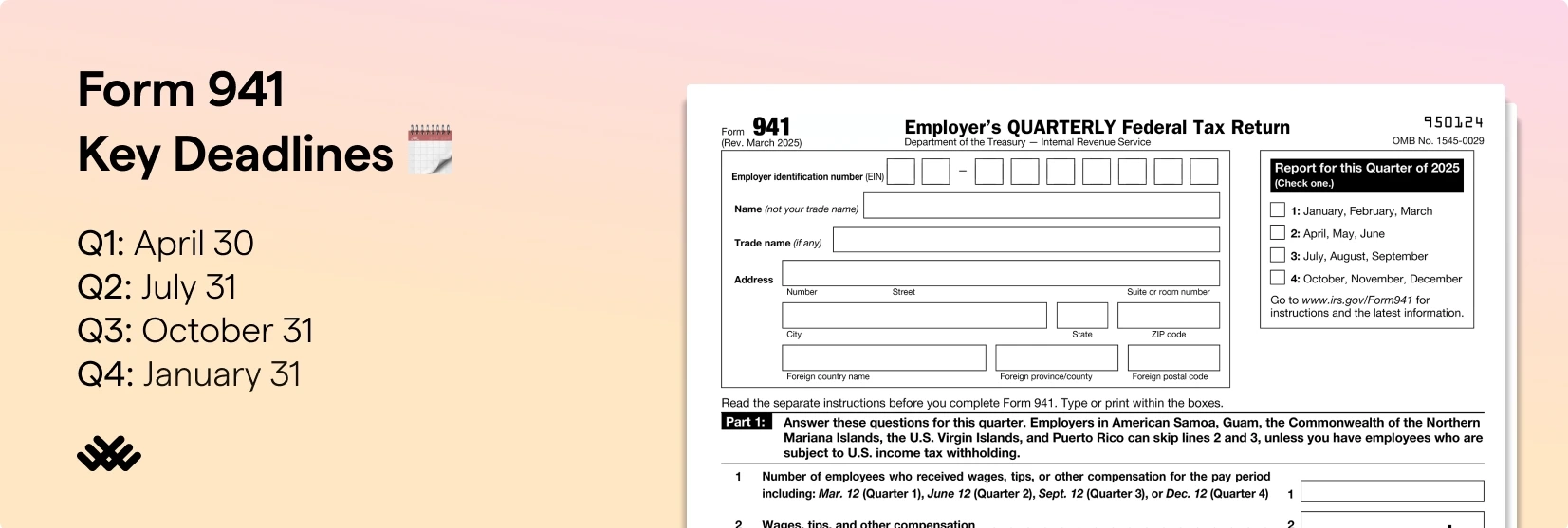 941 Form 2026 Schedule B Form