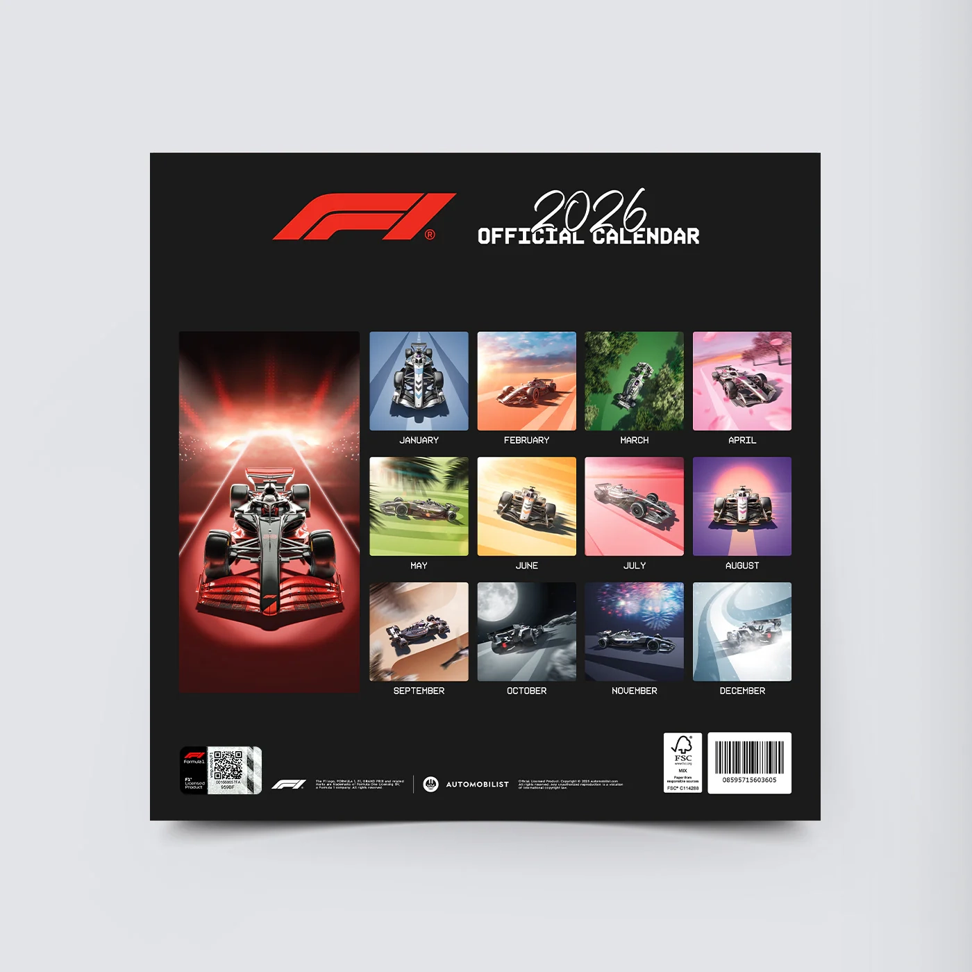 Formula 1 Official Calendar 2026