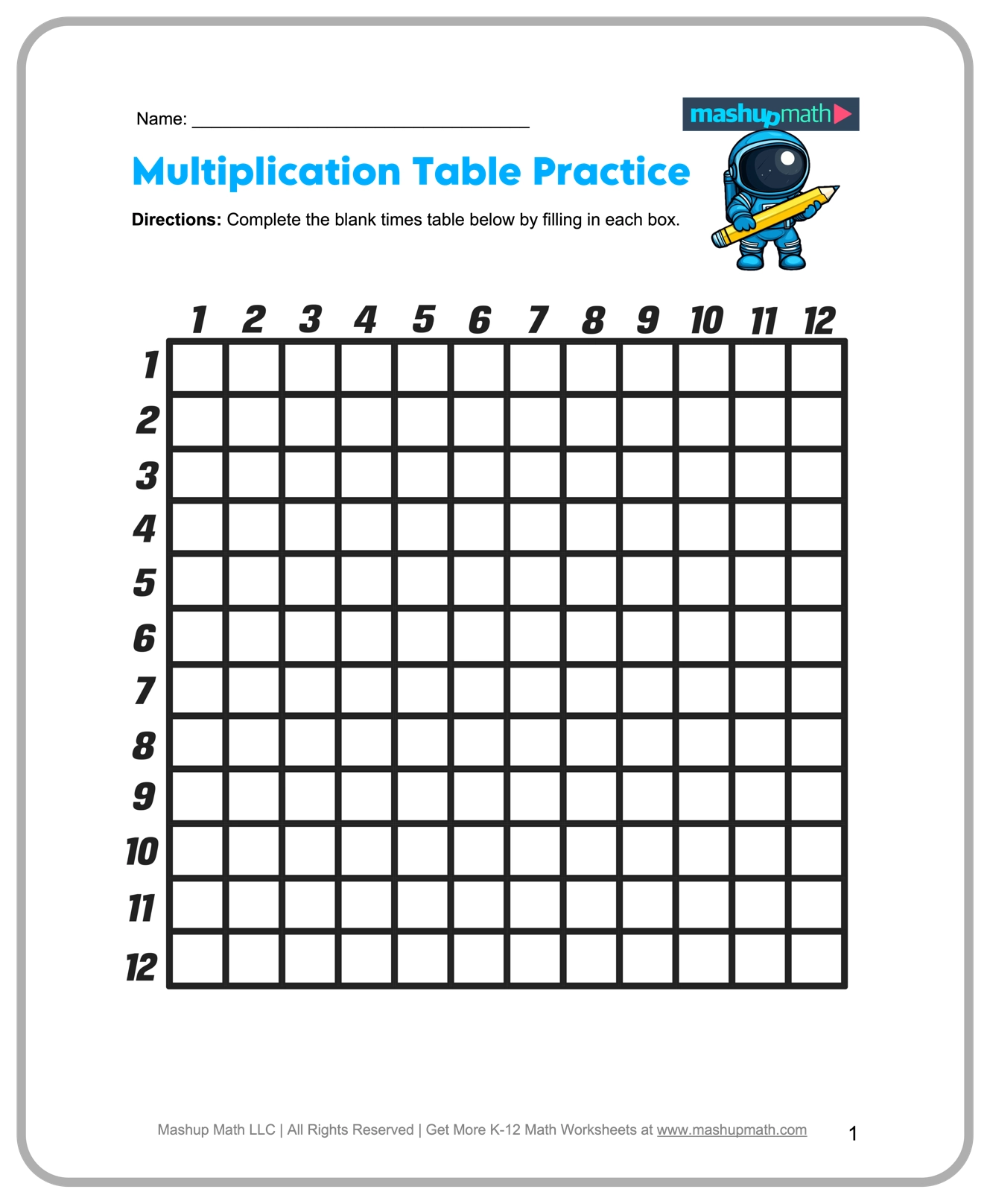 Third Grade Math Worksheets Free Printables
