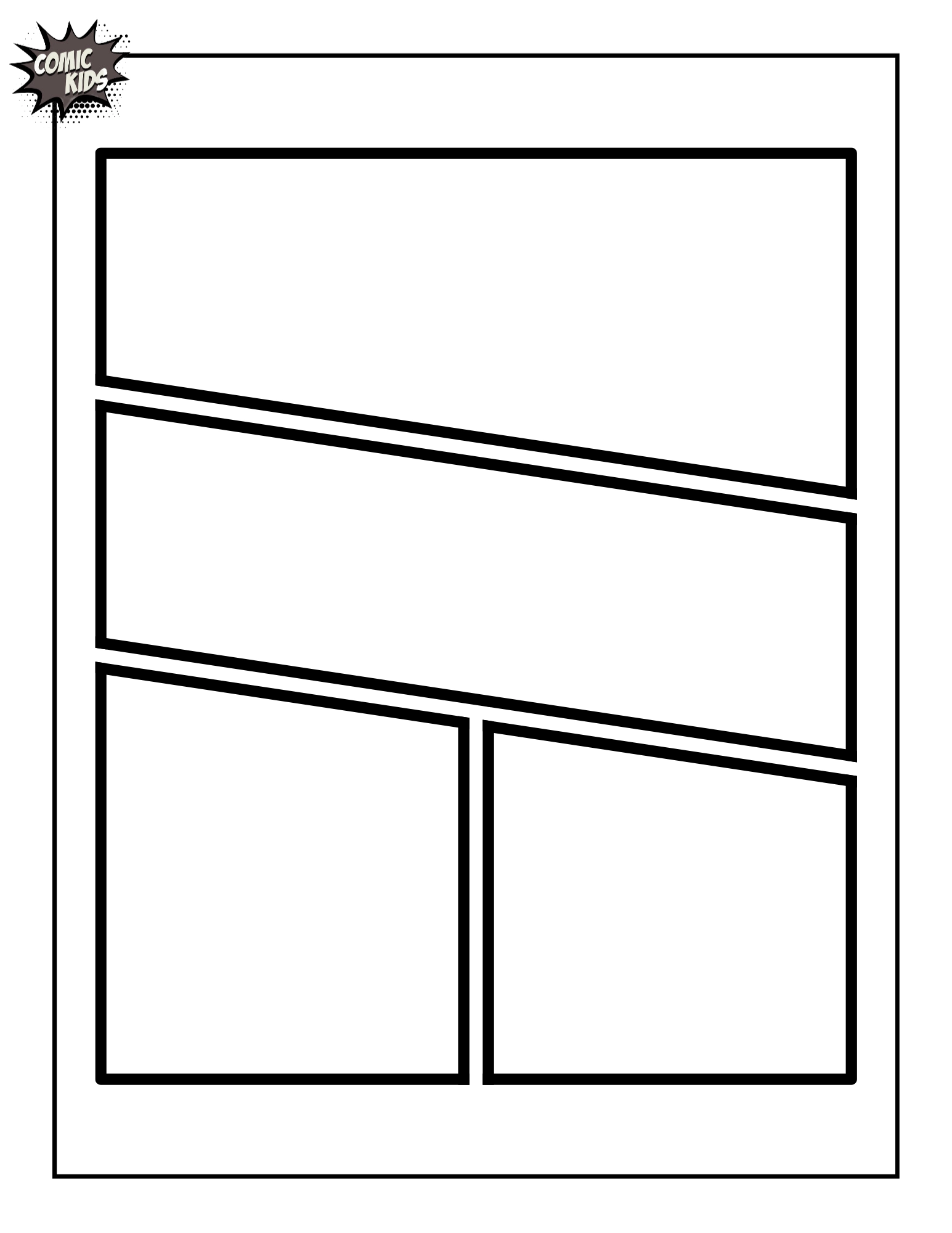 Free Blank Comic Pages And Comic Bubble Ideas To Create Your Own 