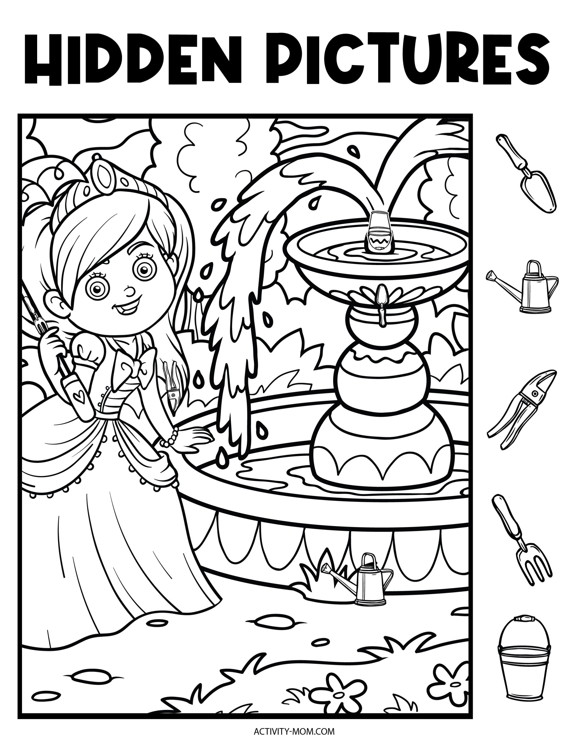 Hidden Picture Puzzles For Kids Printable