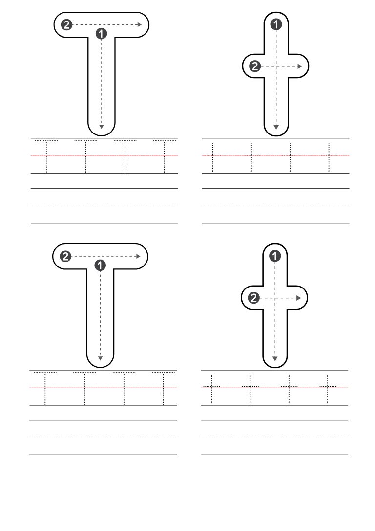 Free Kindergarten Letter T Worksheets Printable PDF