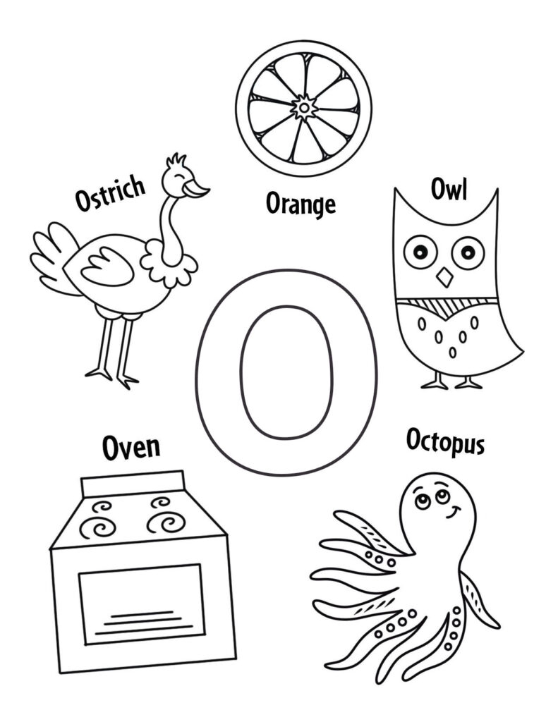 Free Printable Letter O Worksheets