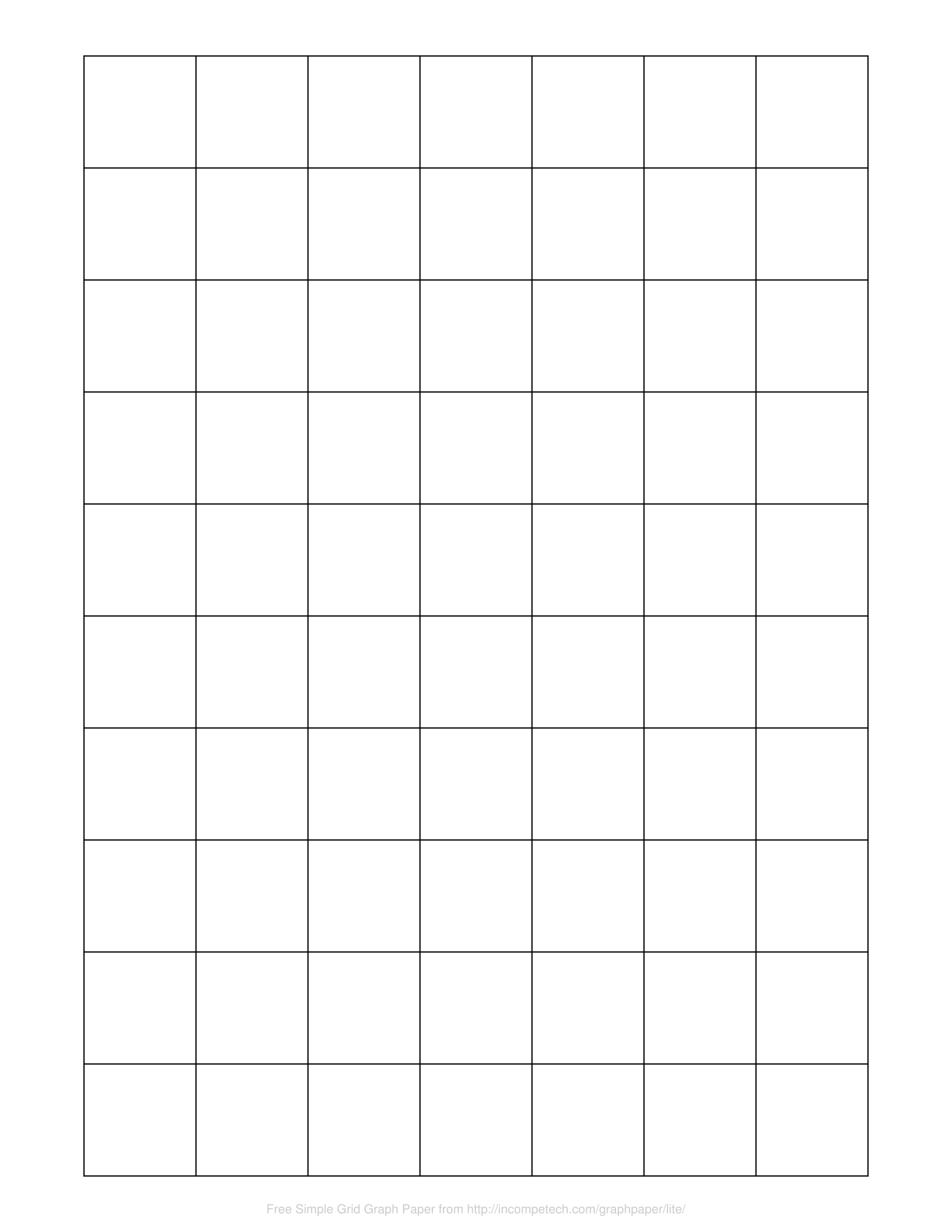 Printable Blank Graph Paper