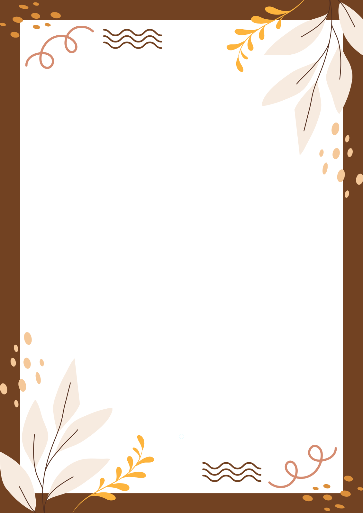 Printable Border Design For Portfolio