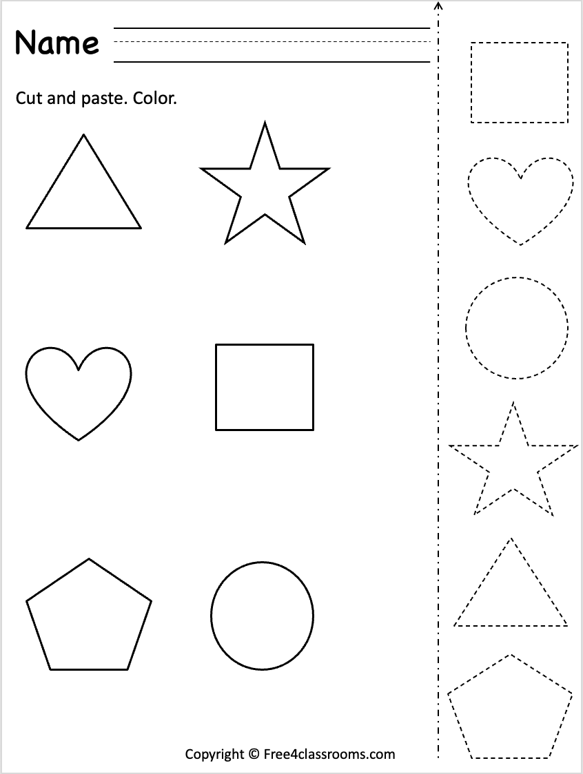 Printable Worksheets Preschool