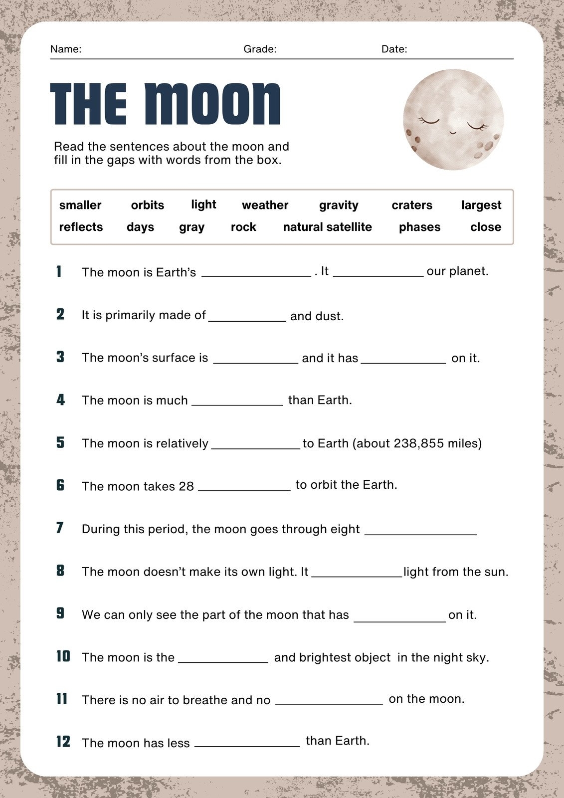 Third Grade Reading Worksheets Free Printable