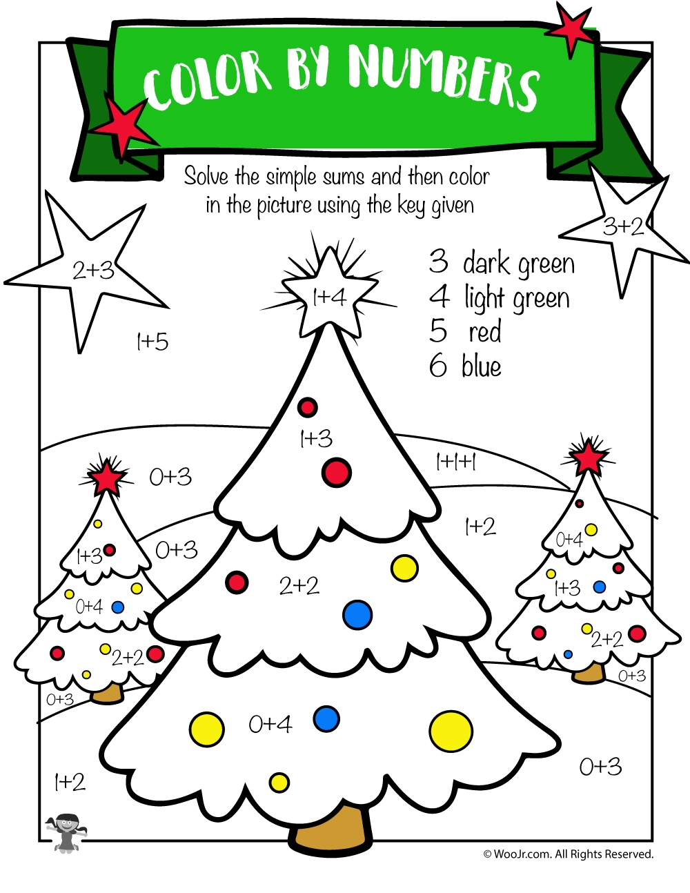 Free Printable Christmas Multiplication Worksheets