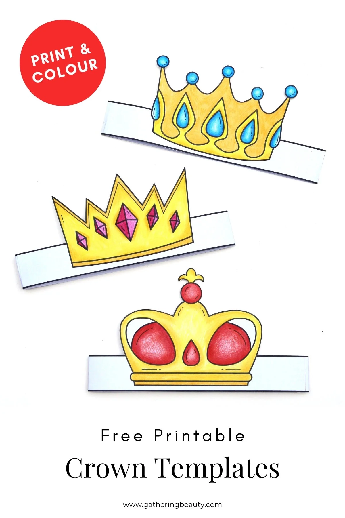 Crown Template Printable