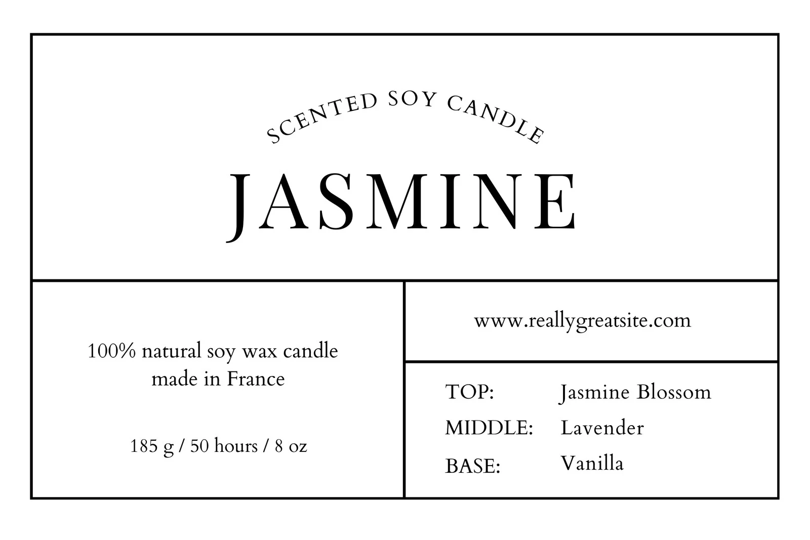 Free Printable Candle Template