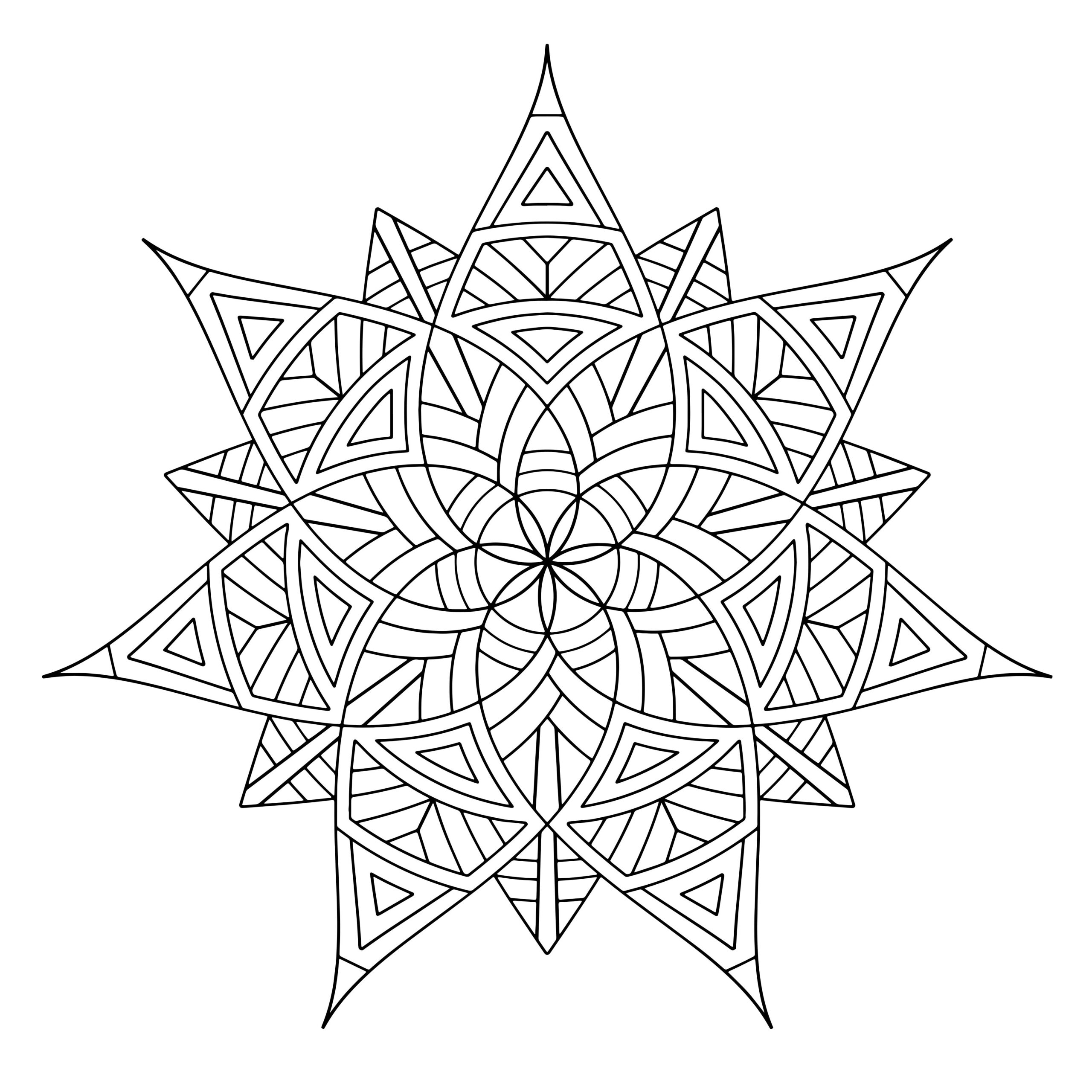 Free Printable Geometric Coloring Pages For Kids Worksheets Library