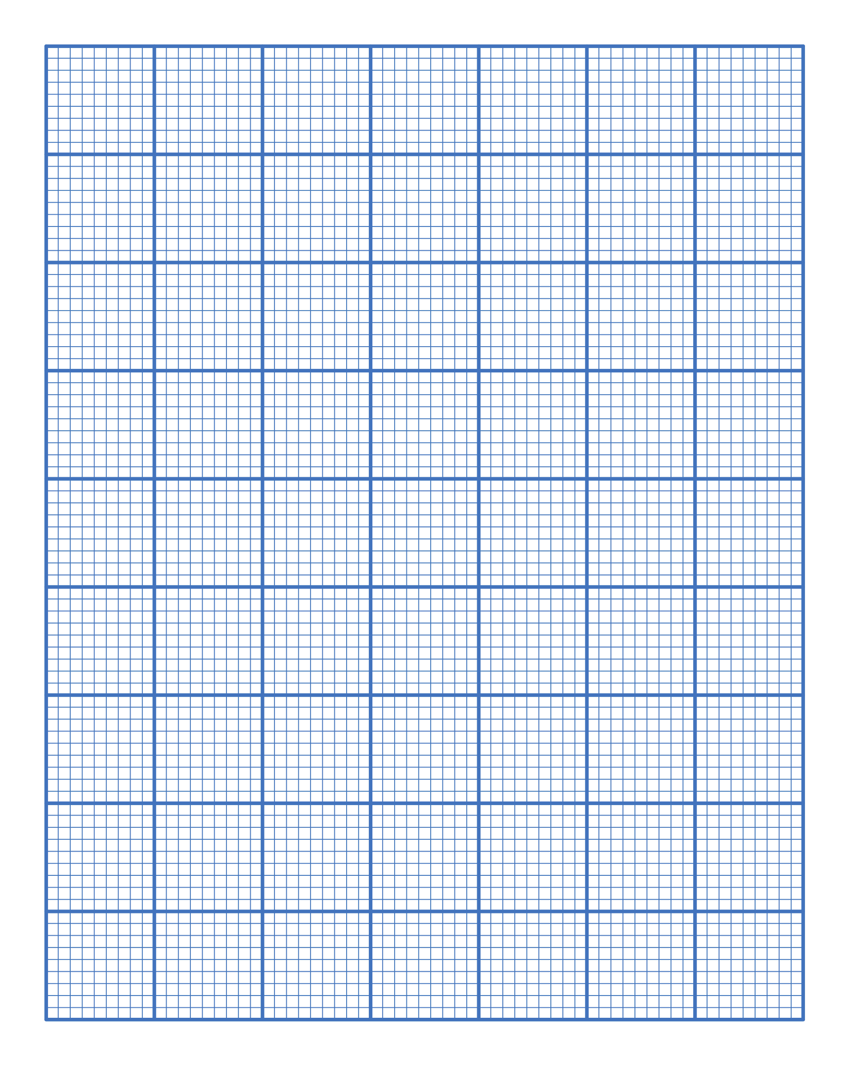 Blank Graph Paper Printable