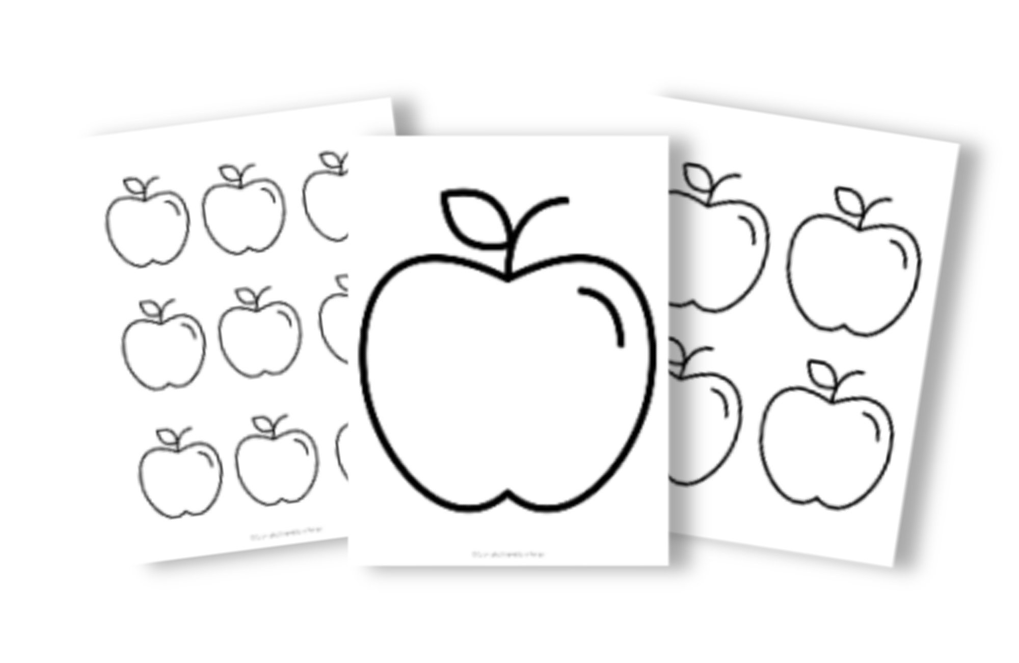 Printable Apple Template