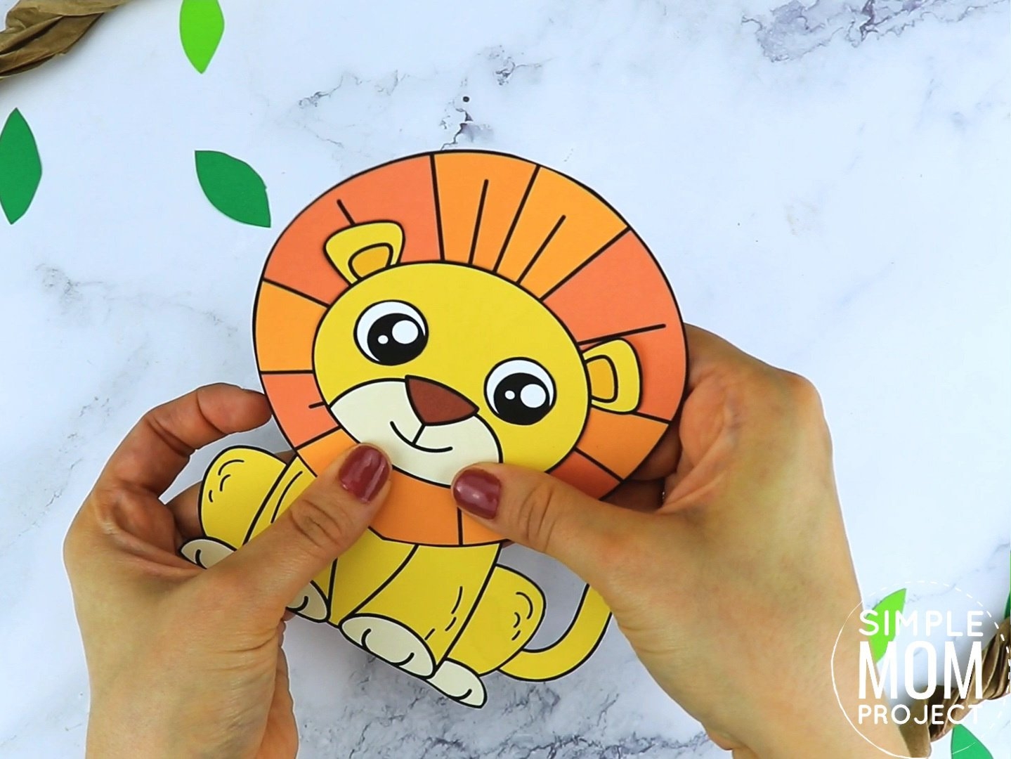 Free Printable Lion Craft Template