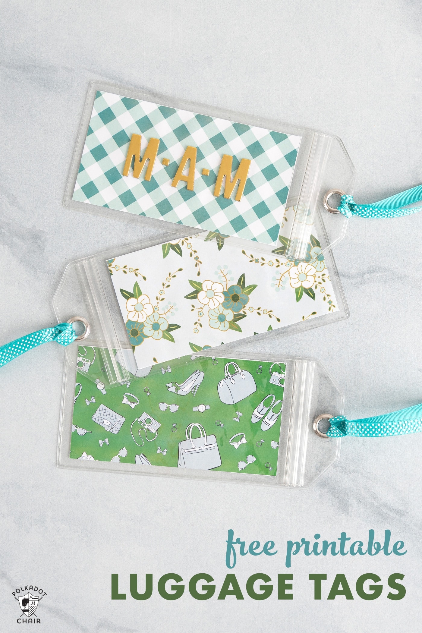 Luggage Tag Printable Template