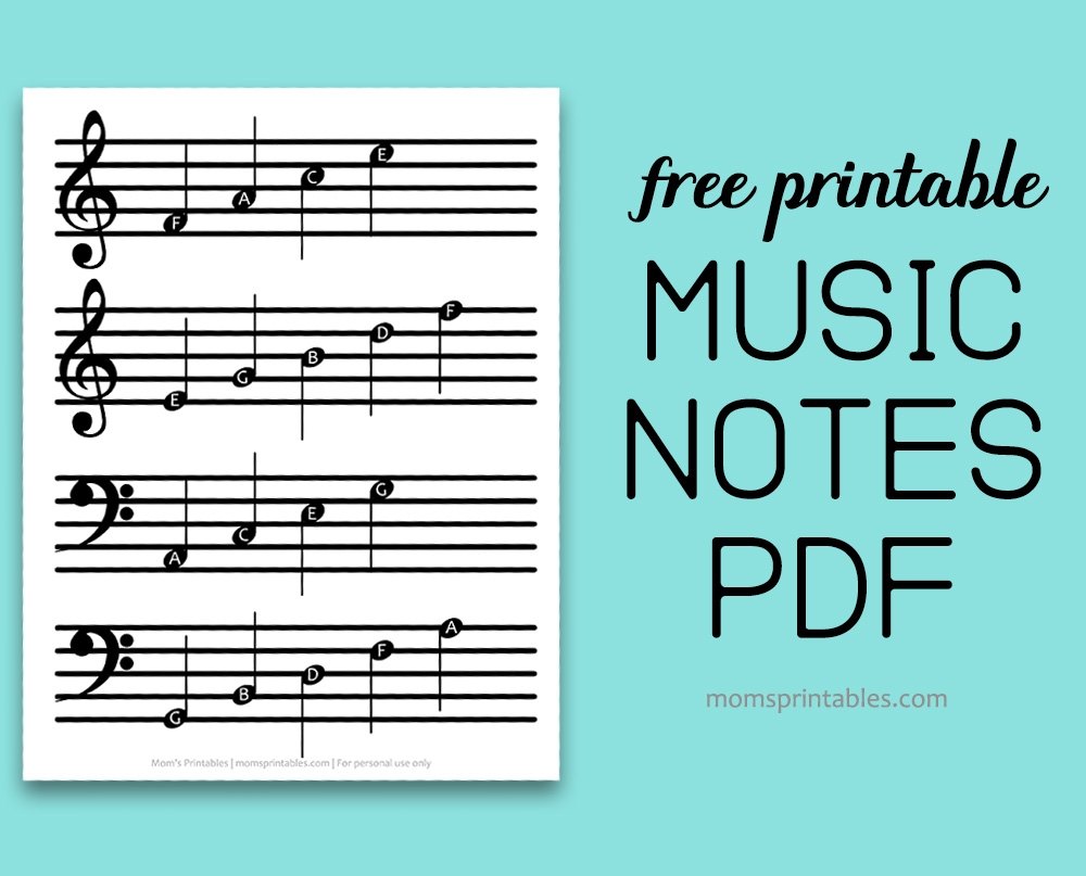 Free Printable Music Notes Worksheets Mom s Printables