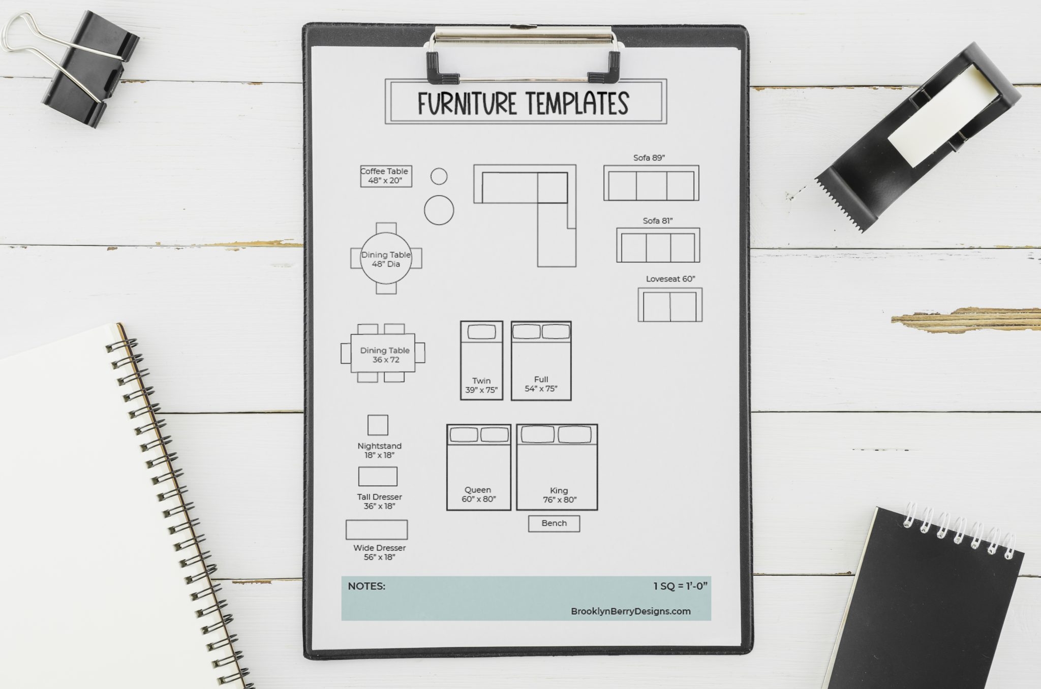 Free Printable Room Planner Brooklyn Berry Designs Worksheets 