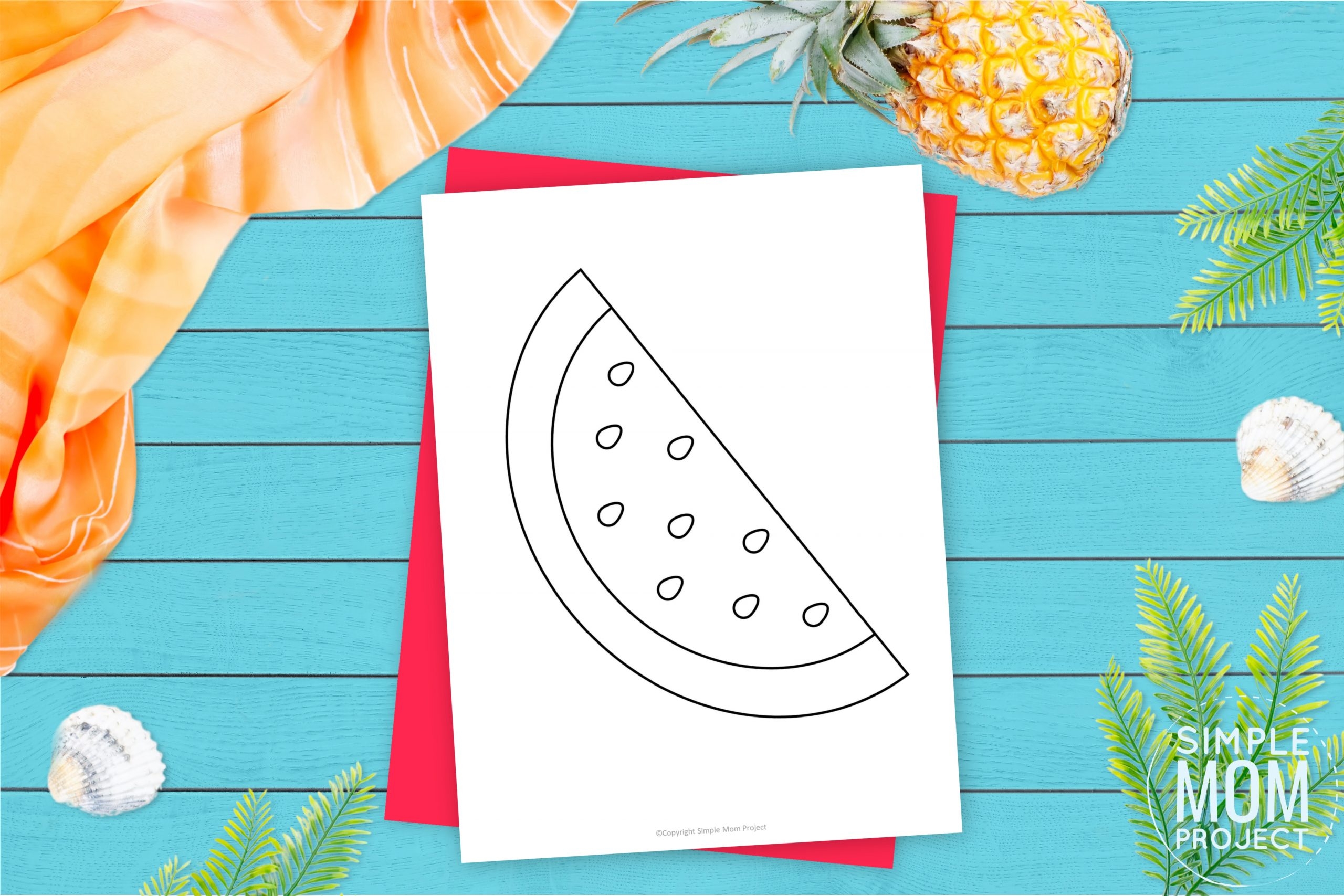 Free Printable Watermelon Template