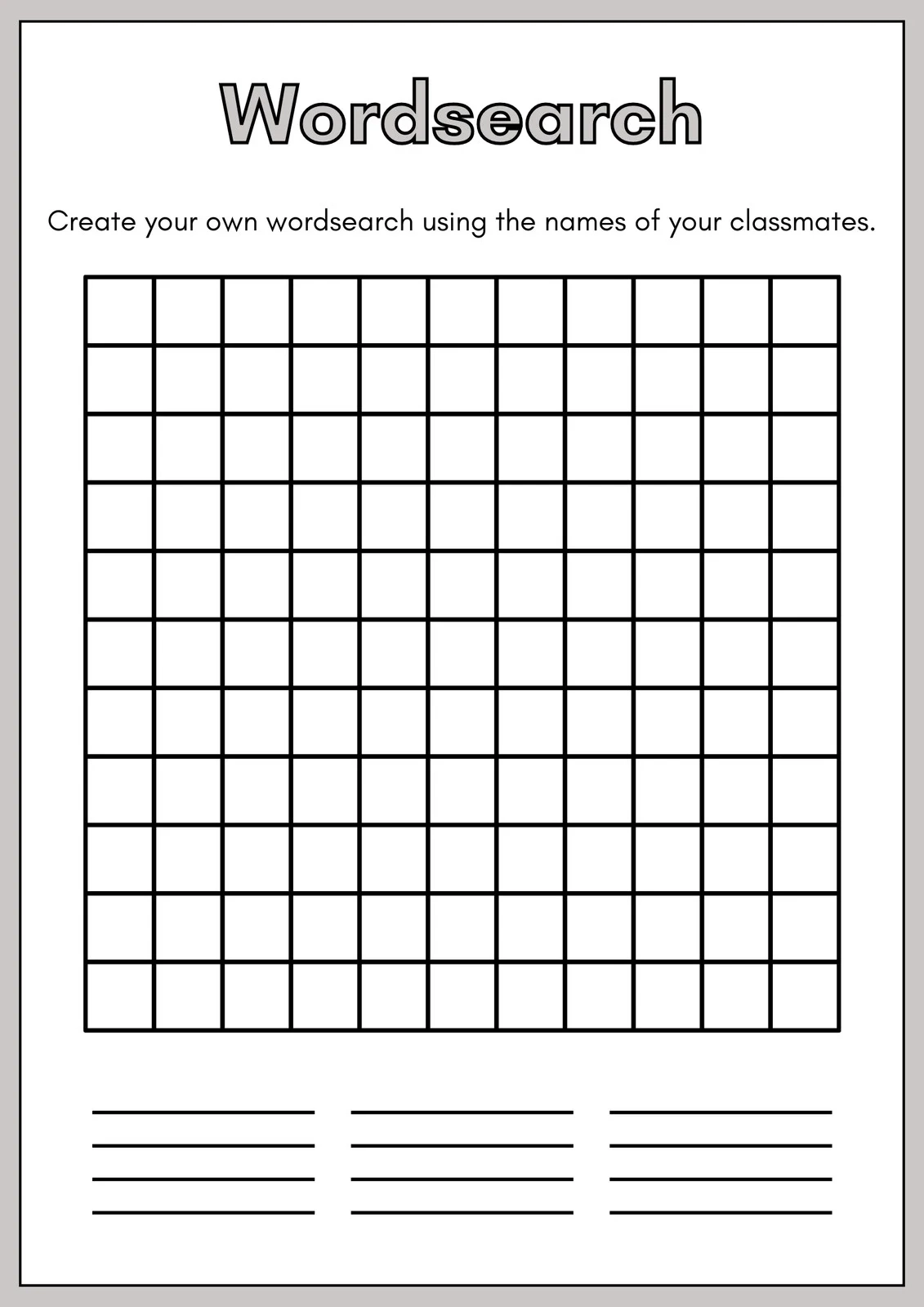 Printable Word Find Puzzles Free
