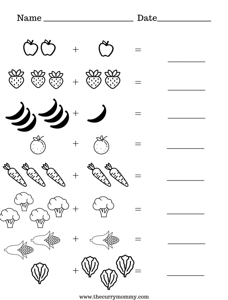 Toddler Worksheets For 1 Year Olds