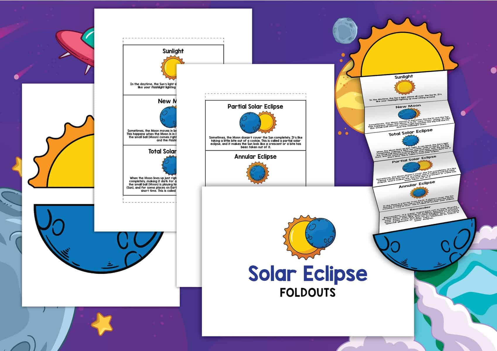 Free Solar Eclipse Activity PDF For Elementary Students