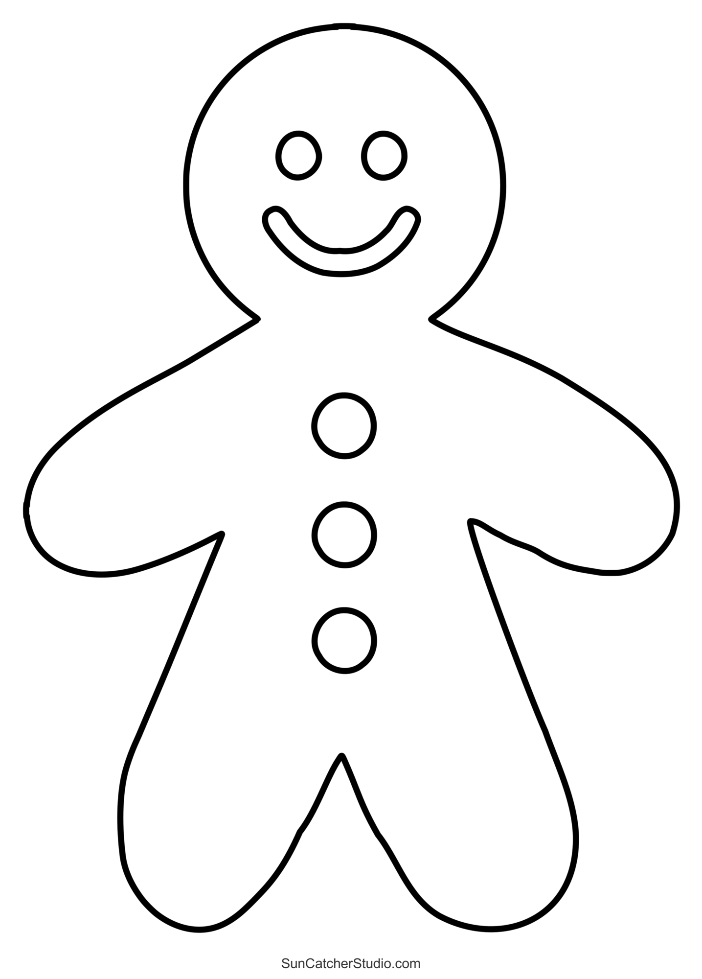 Gingerbread Man Templates Printable Outlines And Patterns Free 