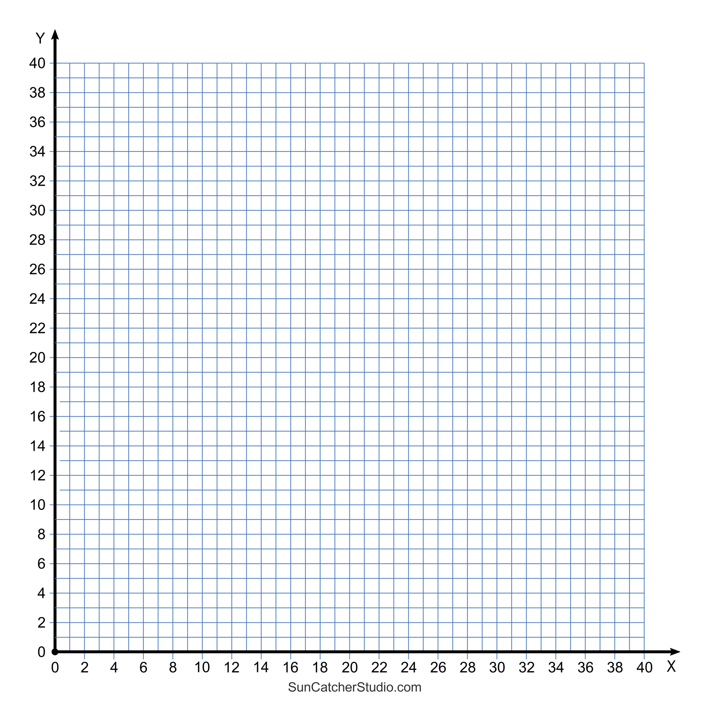 Printable Large Square Graph Paper