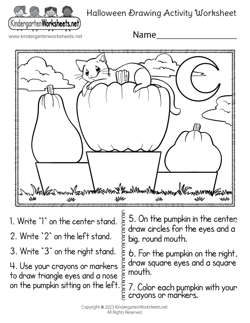 Halloween Activity Worksheets Printable
