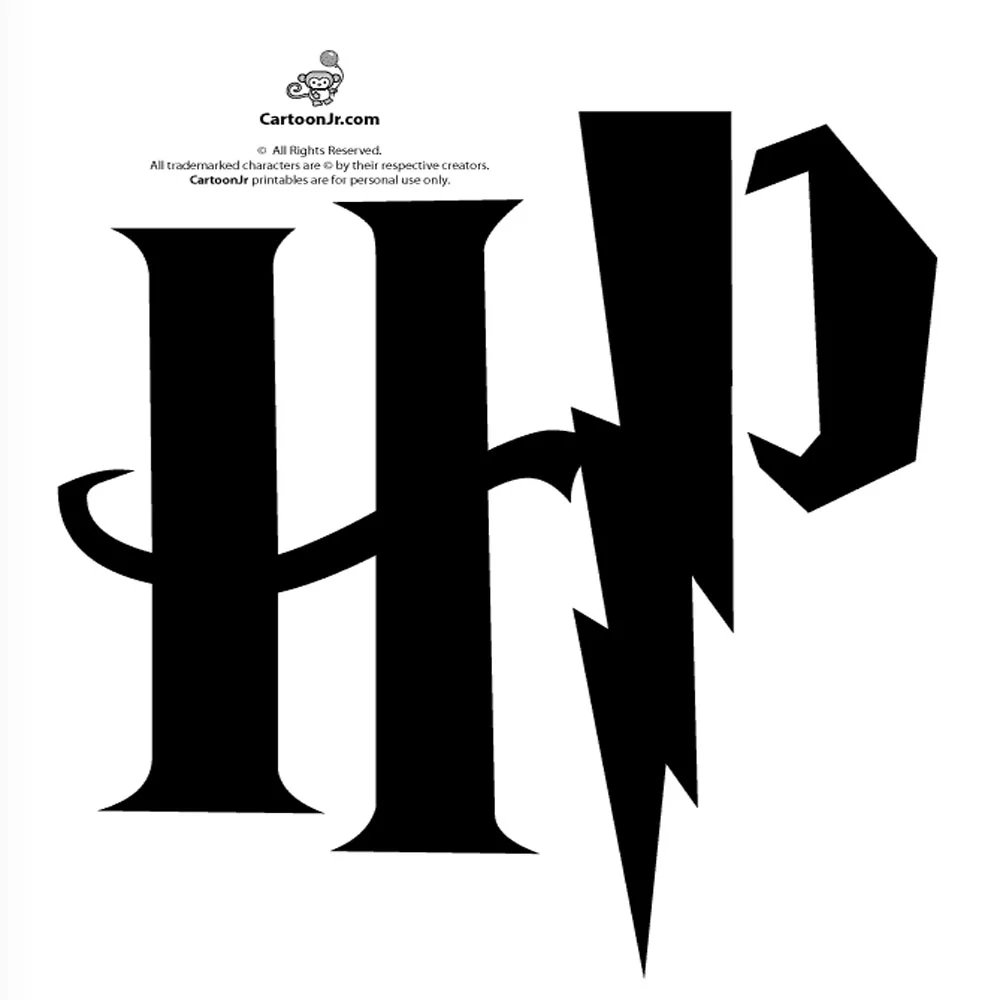 Harry Potter Logo Free Pumpkin Stencil Pumpkin Pattern 