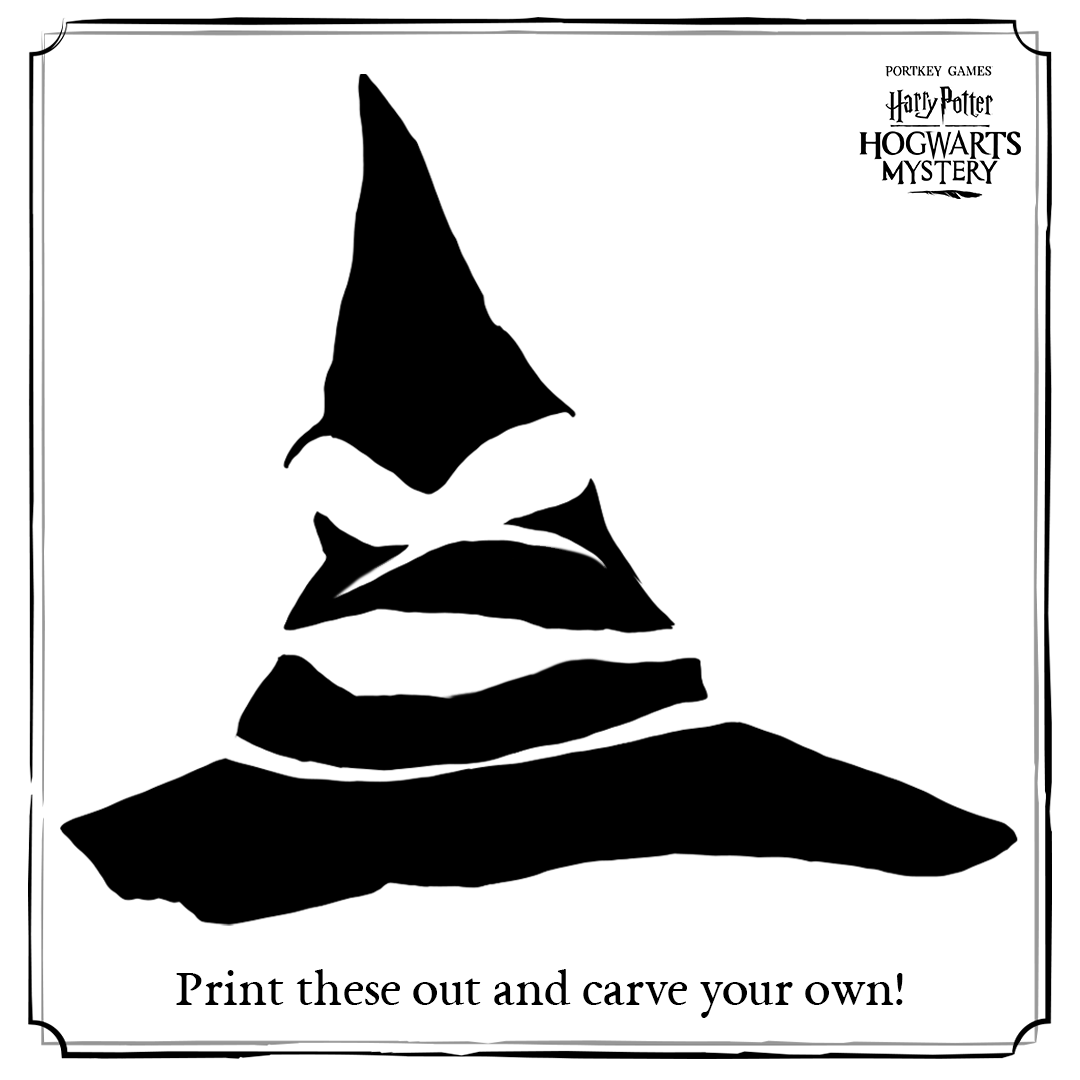 Harry Potter Pumpkin Template Printable