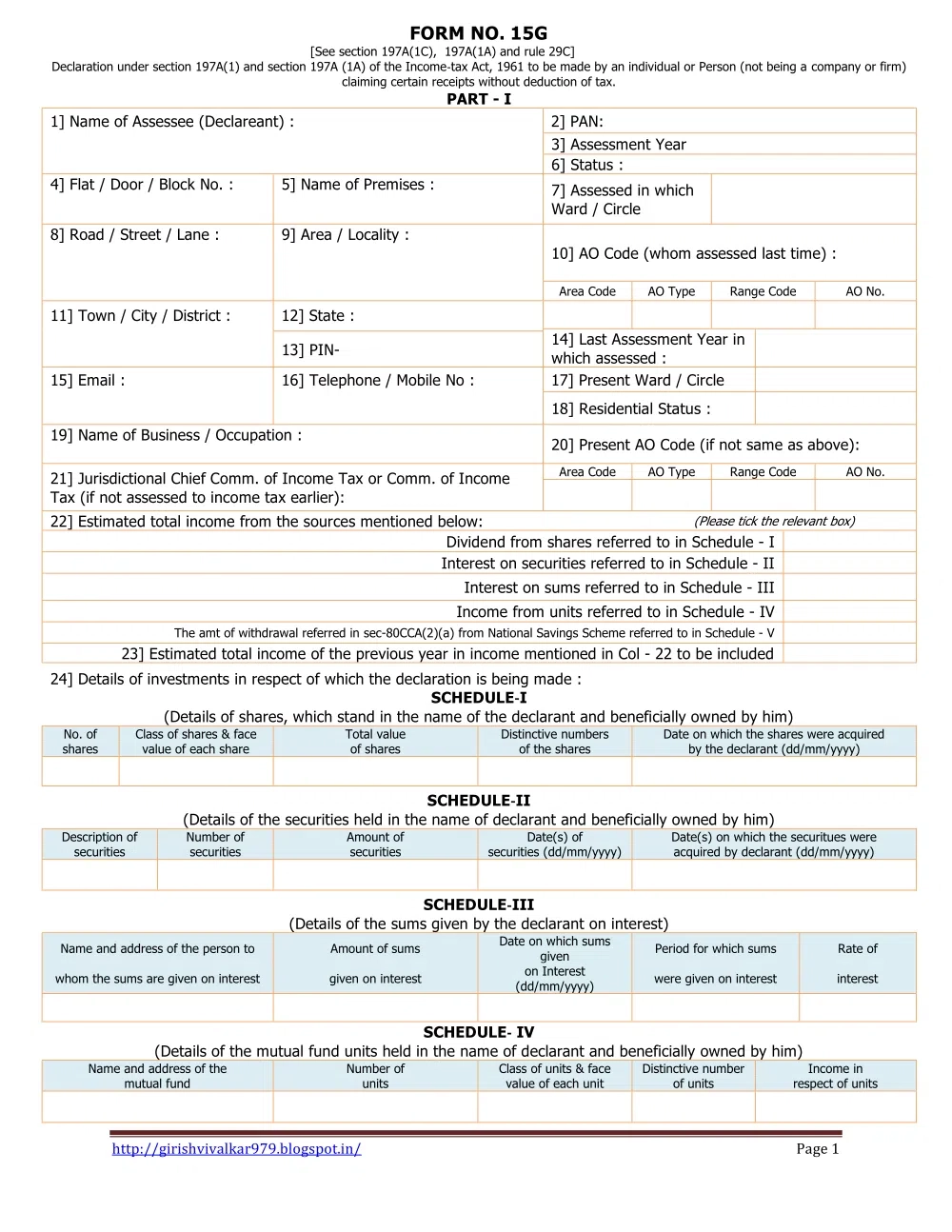 How Can Form 15G amp 15 H Help You Save TDS On Interest Income