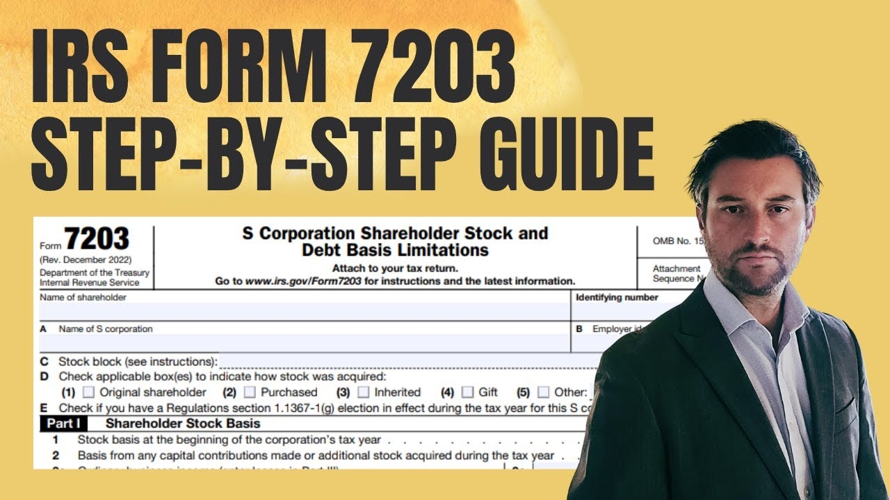 Irs Form 7203
