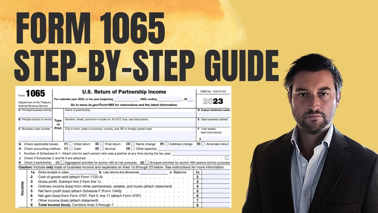 How To Fill Out Form 1065 For 2023 Step by Step Instructions For Rental Real Estate Example