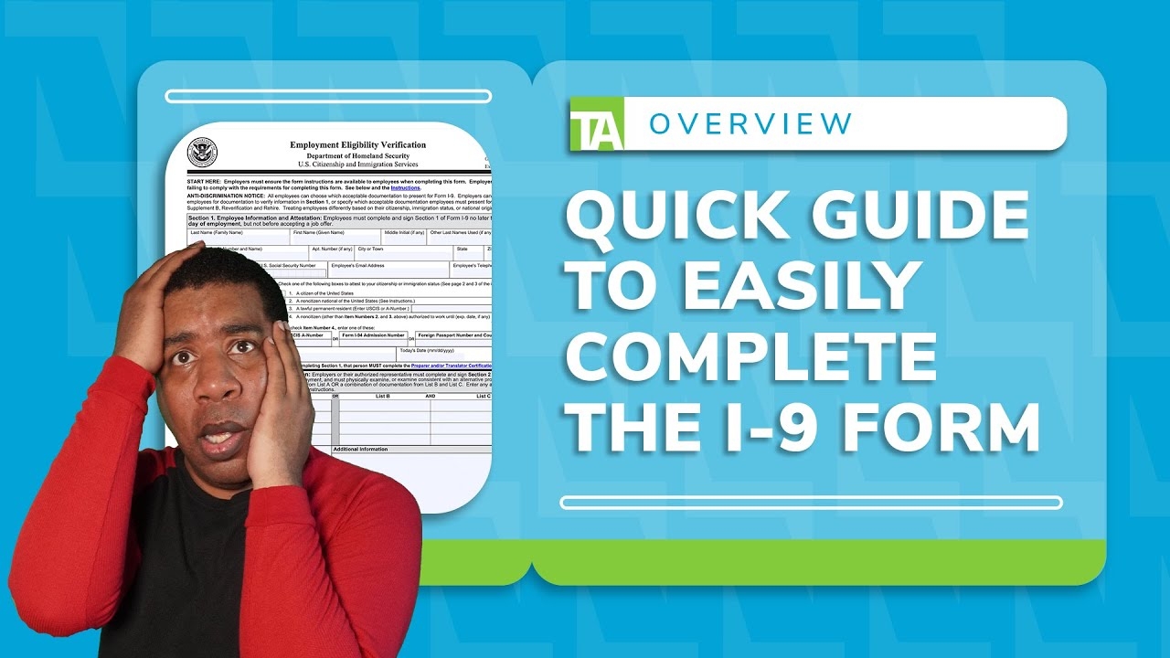 How To Fill Out I 9 Form