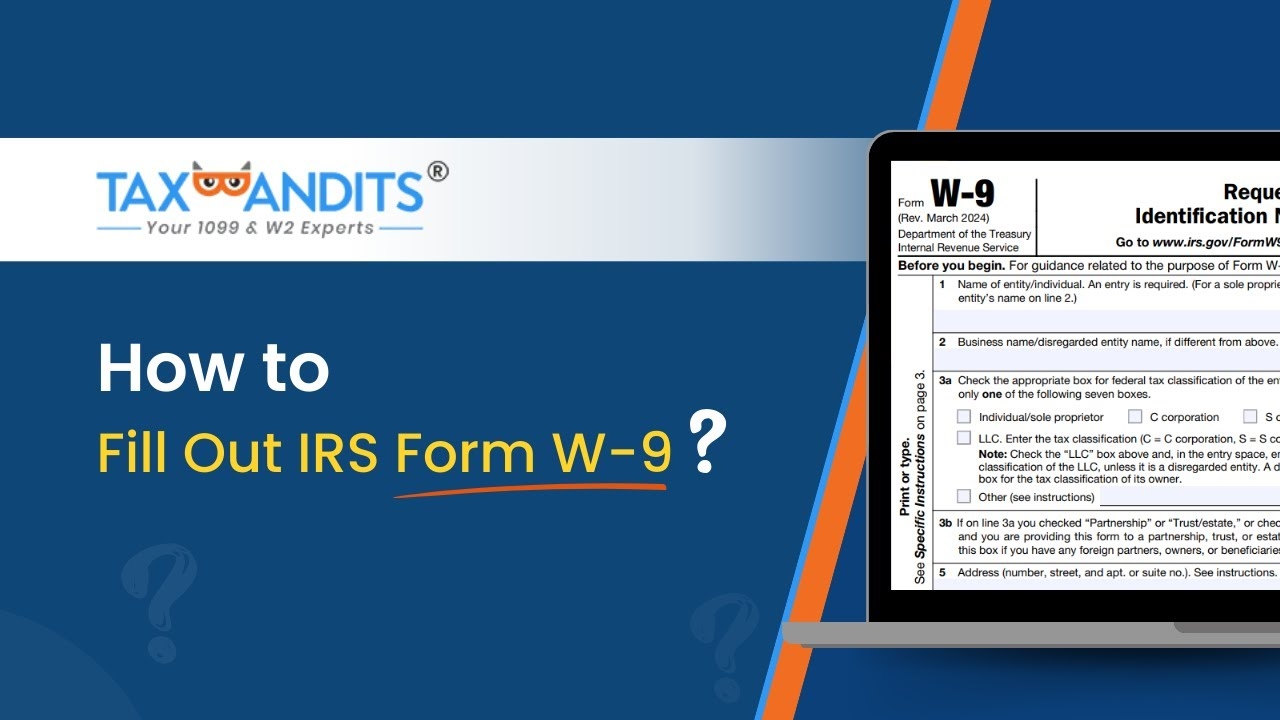 Irs W9 Form 2026 Sample