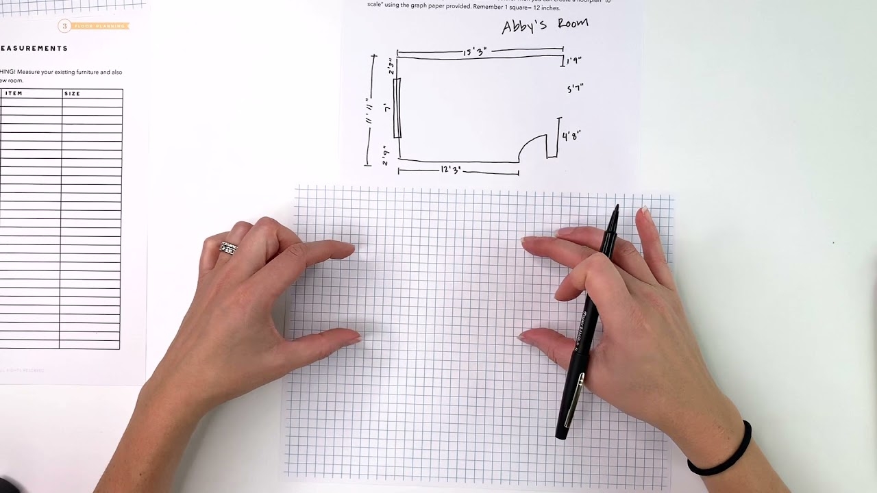 How To Make A Floor Plan With Graph Paper Worksheets Library
