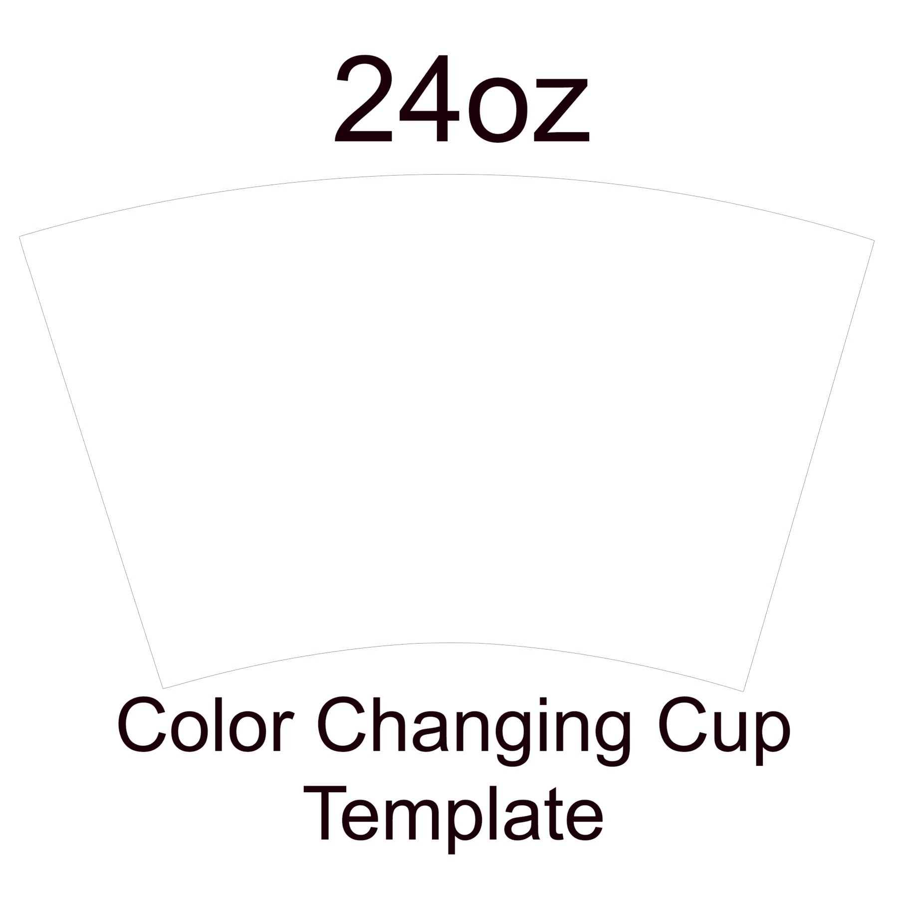 Cup Template Printable