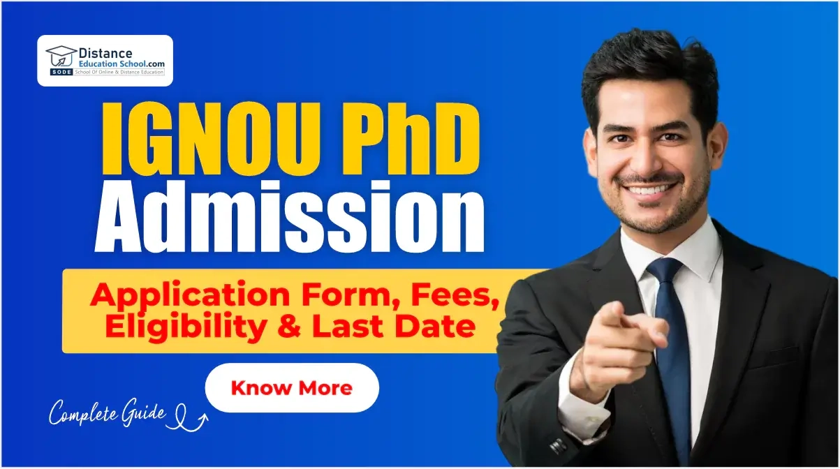 IGNOU PhD Admission 2026 26 Application Exam Date Fees