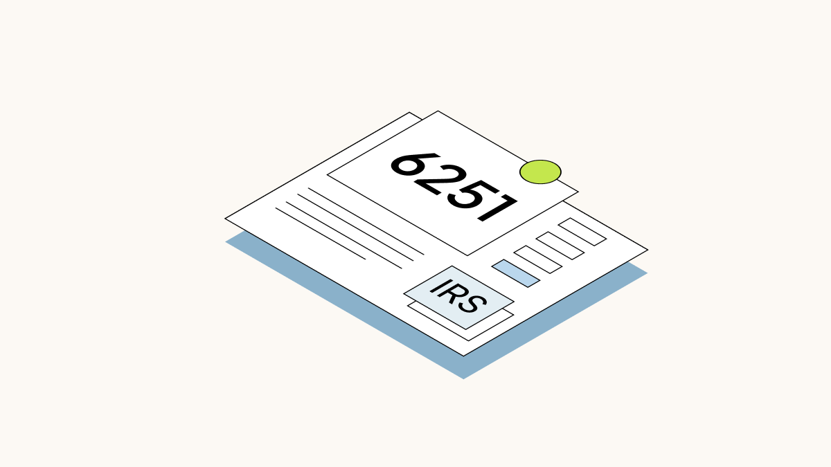 IRS Form 6251 Instructions Determining AMT