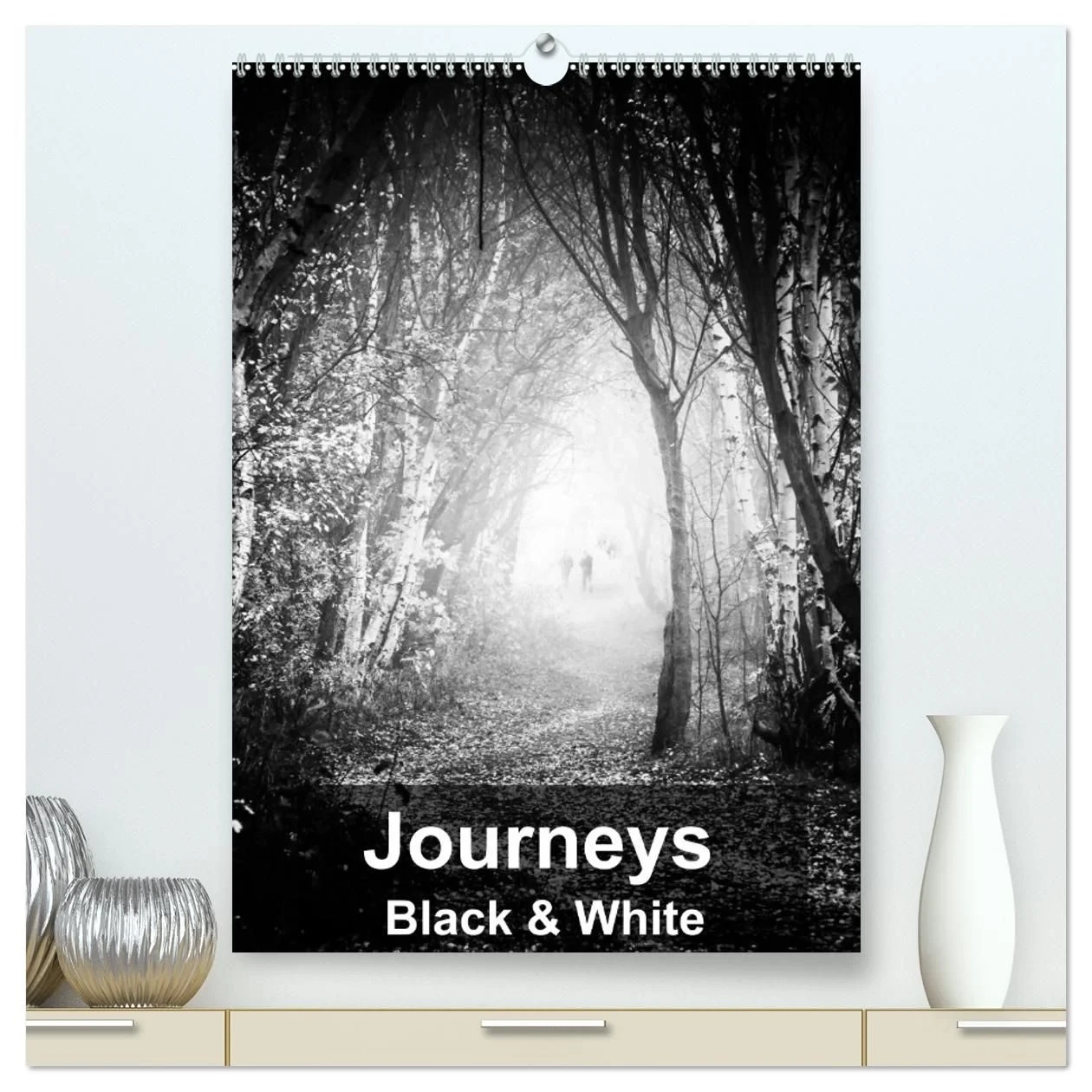 Journeys Black amp White High Quality Premium Wall Calendar 2026 