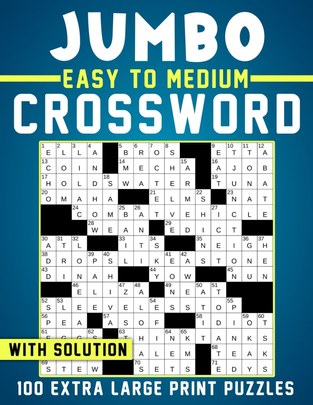 Printable Jumbo Crossword Puzzles