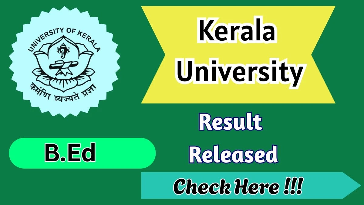Kerala University Result 2025 Released At Keralauniversity ac in 