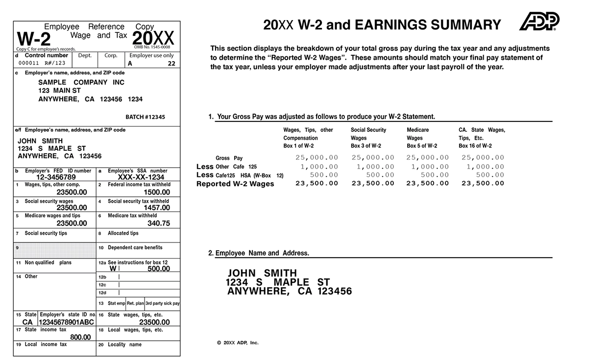 W2 Form Printable 2026
