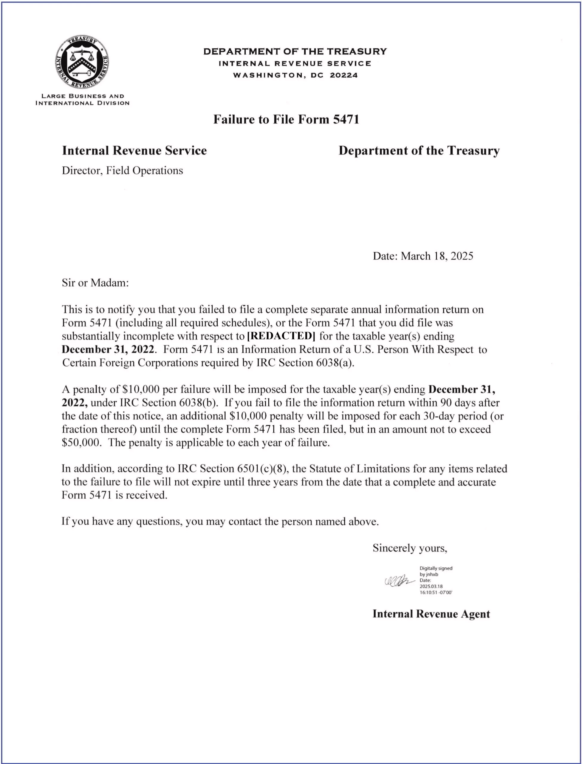 Form 5471 Schedule M 2026