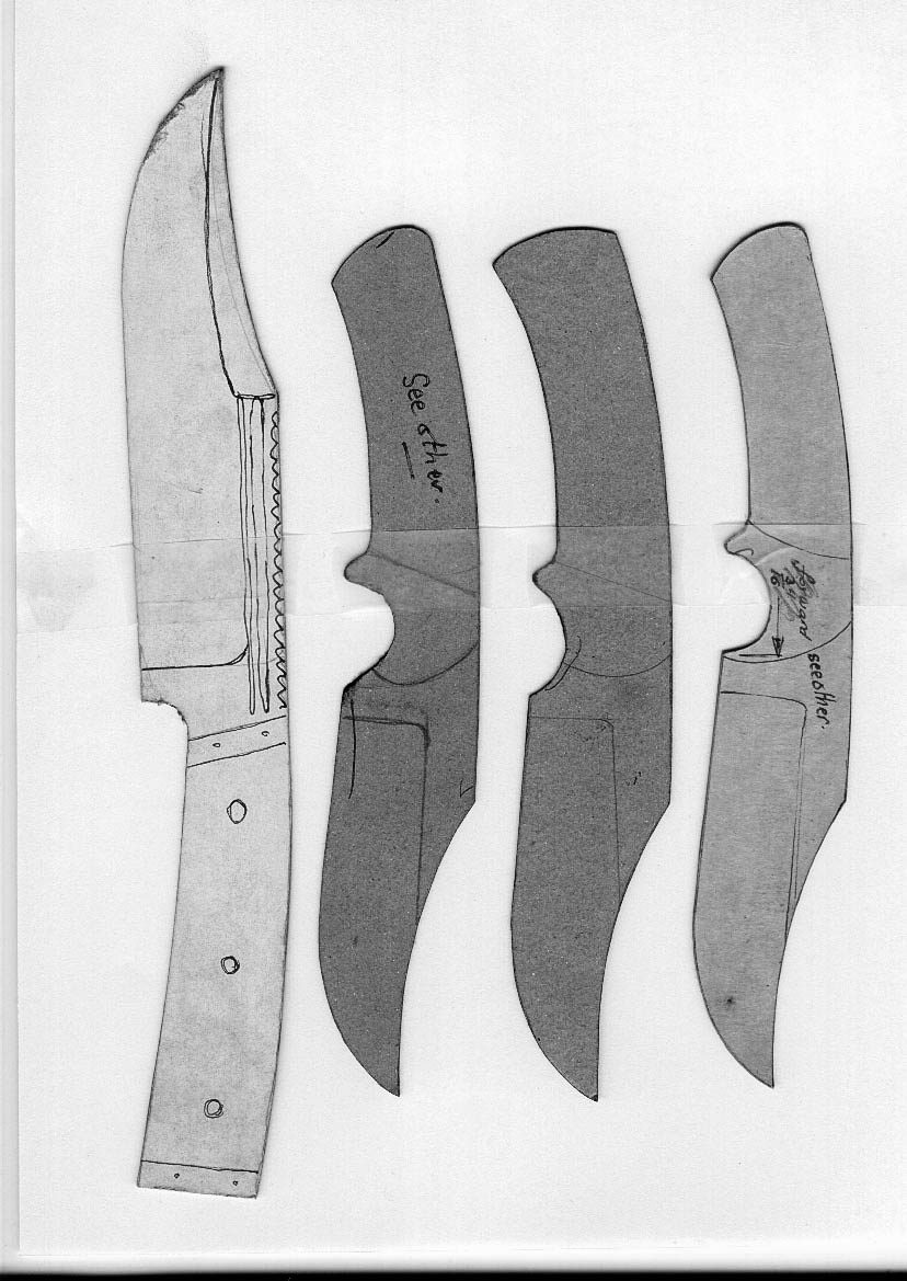 Knife Designs Templates Download