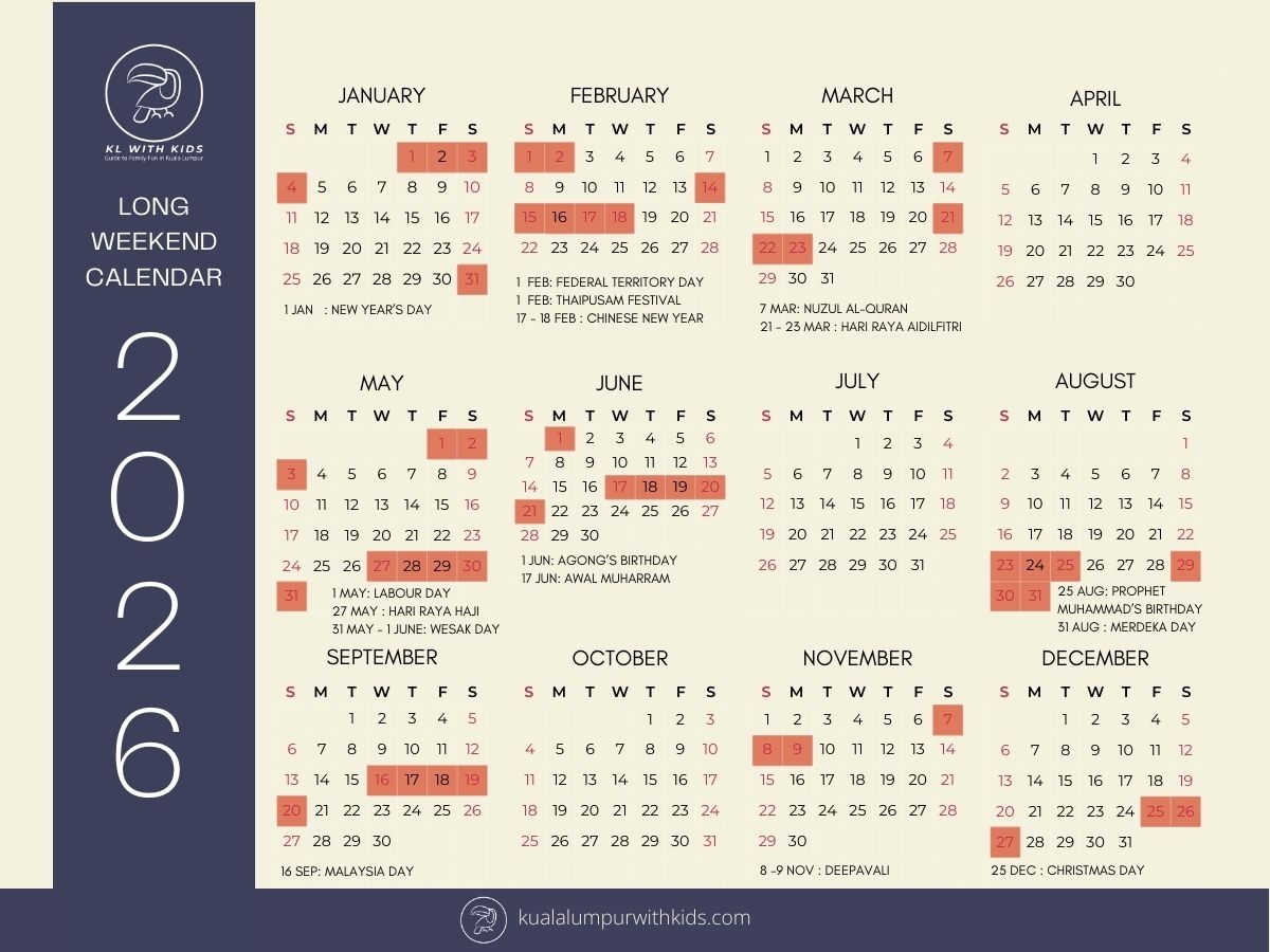 May 2026 Calendar Malaysia